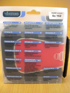 Vivanco CD DVD Tasche für 24 CD´s/DVD´s TOP Qualität *so162
