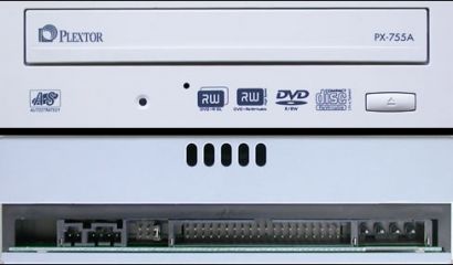Plextor PX-755A DVD-RW DL Brenner ATAPI IDE Laufwerk beige* L54