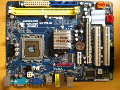 ASRock G31M-GS Intel®(LGA775)FSB1600,1333,1066,800,533MHz MB+ Blende*m416