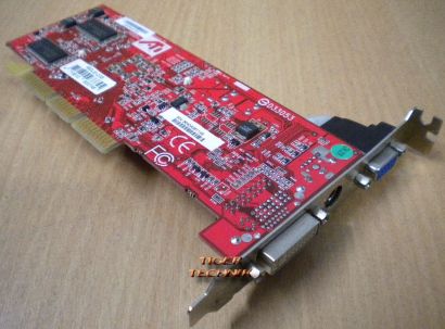 ATI D33053 Typ EZ94VD Radeon 64MB DVI VGA TV-Out AGP Grafikkarte* g114