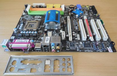 MSI MS-7350 Ver1.0 P6N SLI Platinum Mainboard+Blende Sockel 775 nForce 650i*m159