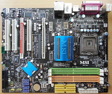 MSI MS-7350 Ver1.0 P6N SLI Platinum Mainboard+Blende Sockel 775 nForce 650i*m159