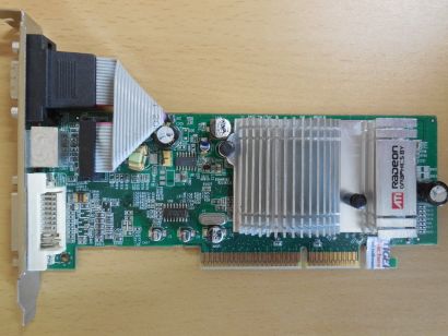 Sapphire ATI Radeon 9550SE 128MB Retro AGP 8x Grafikkarte DVI-I TV-Out VGA* g133