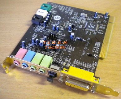 Terratec 512i digital TT801-QD V 1.0 Soundkarte 4.1 PCI s36