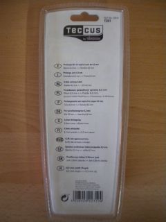 Teccus by Vivanco Audio Klinken-Spiralverlängerung 6,3mm Stecker - Buchse *so232