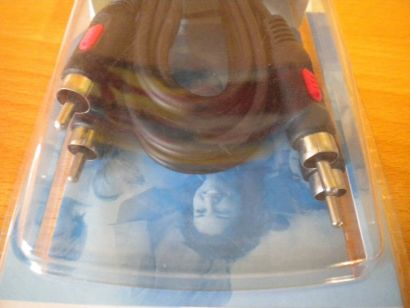 Vivanco Audio Cinch Verbindung stereo 2x Cinch St. - 2x Cinch St. 2,5m *so244