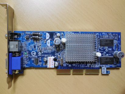 GIGABYTE GV-R92S128T-FS Radeon 9200SE 128MB DDR VGA TV RCA AGP8x Grafikkarte*g52
