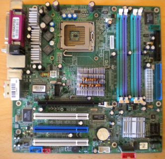 MSI Medion 8383XL Mainboard M-ATX MS-7091 Ver. 10 Sockel 775 + Blende* m175