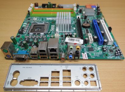 MSI MS-7502 Ver 1.2 Medion MD8828 Mainboard +Blende Sockel 775 Intel G33* m176