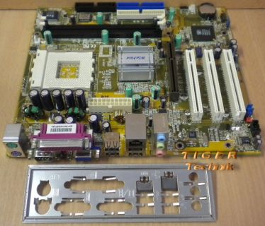 Foxconn WinFast K7S741MG-6L 741M01C-G-6L Mainboard Sockel 462 + Blende* m186