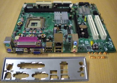 Intel D102GGC2 Mainboard + Blende D42789-204 Sockel 775 PCIe x16 SATA VGA* m189