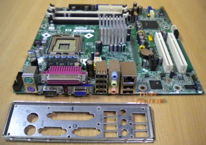 HP Compaq dc5100 Rev A01 Mainboard +Blende 403714-001 398550-001 Sockel 775*m190