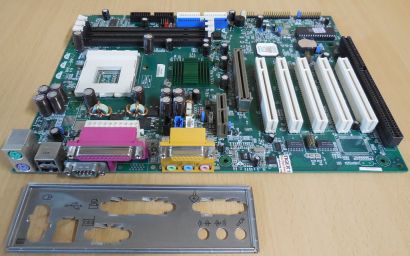 QDI KinetiZ 7B Rev 2.0(S2.2) Mainboard +Blende Sockel A 462 1x ISA PCI AGP* m193
