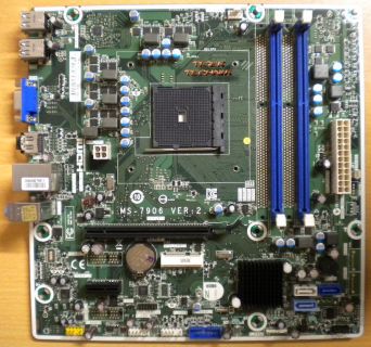 HP Compaq 747512-001 MS-7906 Orchid-S, So FM2 Micro uATX Main B+ Blende* m414