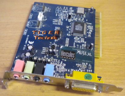 Hercules Muse XL LWHA521-T9 PCI Soundkarte 4.1 mit CMI8738 Chip* s14