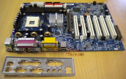 Gigabyte GA-8IDX Rev 1.0 P4 Titan Mainboard +Blende Sockel 478 AGP PCI* m197