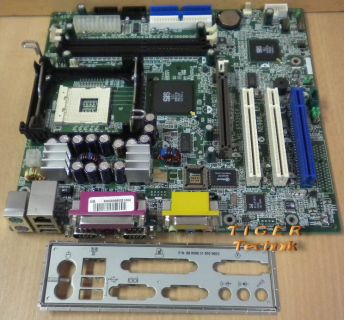 MSI MS-6533 Ver 1 Medion Mainboard +Blende Sockel 478 AGP PCI LAN Seriell* m198