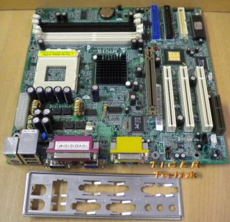 Biostar M7VIG Rev. 1.0 Mainboard Sockel 462 AGP PCI CNR VGA + Blende* m220
