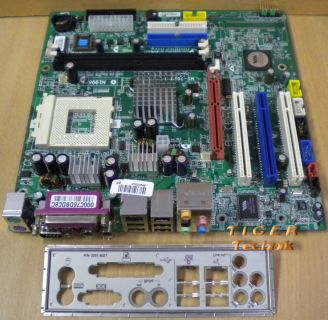 MSI MS-7027 Ver. 1 Mainboard Sockel 462 AGP PCI LAN FireWire + Blende* m228