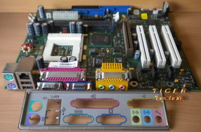 Fujitsu Siemens D1214-A11 GS 4 Mainboard Sockel 370 AGP PCI + Blende* m231