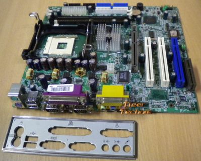 MSI MS-6534 Ver. 1 Mainboard Sockel 478 2x Seriell AGP PCI CNR + Blende* m245