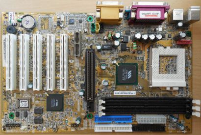 MSI MS-6309 Ver 2 Mainboard +Blende Sockel 370 SD RAM AGP PCI Audio IDE USB*m250