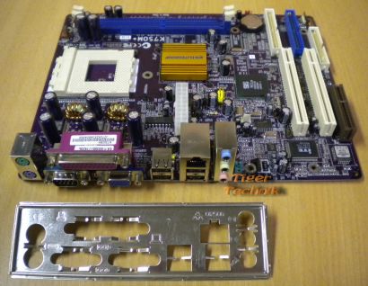 ECS Elitegroup K7SOM+ V. 7.5A Mainboard Sockel 462 AMR PCI + Blende* m265