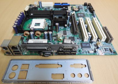 Asus P4S266-VX Rev. 1.03 Mainboard Sockel 478 AGP PCI CNR + Blende* m273