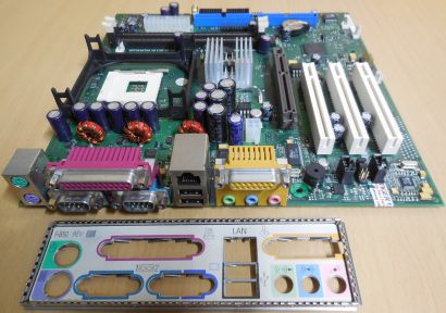Fujitsu Siemens D1331-A10 GS 2 Mainboard Sockel 478 AGP PCI + Blende* m291