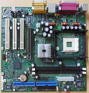 Fujitsu Siemens D1331-A10 GS 2 Mainboard +Blende Intel Sockel 478 DDR Audio*m291