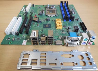 Fujitsu D2912-A12 GS 1 Esprimo P9900 Mainboard +Blende Sockel 1156 PCIe x16*m317