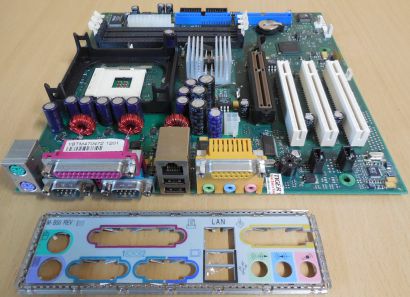 Fujitsu Siemens D1321-A11 GS 1 Mainboard +Blende Sockel 478 AGP Audio LAN* m323