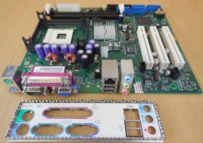 FSC Fujitsu Siemens D1451-A14 GS 2 Mainboard +Blende Sockel 478 VGA LAN PCI*m322