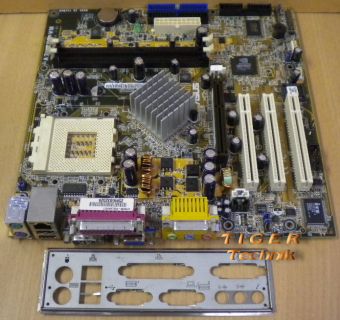 Asus A7N266-VM Rev. 1.03 Mainboard Sockel 462 AGP PCI LAN VGA + Blende* m331
