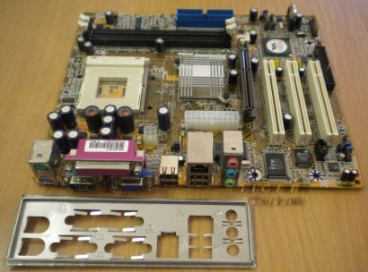 DFI KM400-MLV,MLVE Rev. B Mainboard Sockel 462 AGP PCI VGA LAN + Blende* m333