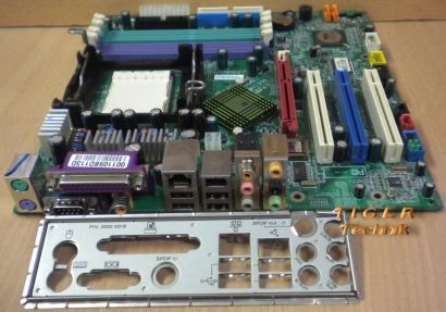 MSI MS-7075 Ver. 1 Mainboard Sockel 939 AGP x8 PCI FireWire LAN + Blende* m334