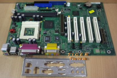 Fujitsu Siemens D1217-B10 GS 3 Mainboard +Blende Sockel 370 AGP PCI Audio* m347