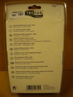 Teccus by Vivanco Absorberkabel TV/Radio Antennenkabel >90db Koax 10m*so187