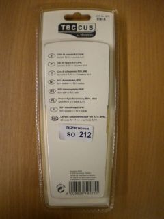 Teccus by Vivanco Telefon Kabel Modular 6P4C 6m Länge RJ11 St. - RJ11 St.* so212