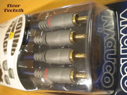 Vivanco Gold Sound&Image Audio Verbindung 2x Chinch - 2x Chinch 0,75m *so180