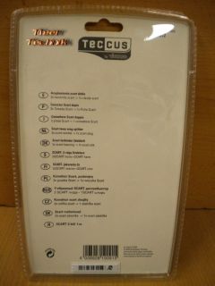 Teccus by Vivanco 2-fach SCART Verteiler 2x Buchse - 1x Stecker * so192