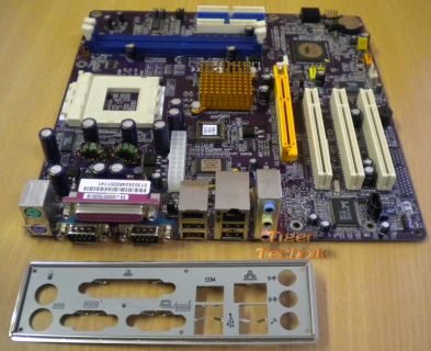 Elitegroup KT600-M Rev. 1.0 Mainboard So. 462 AGP x8 PCI FireWire + Blende* m383
