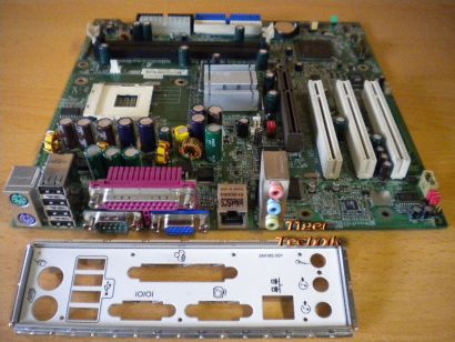 HP 289767-001 287579-101 MSI MS-6541 Ver. 1 Mainboard So. 478 + Blende* m229