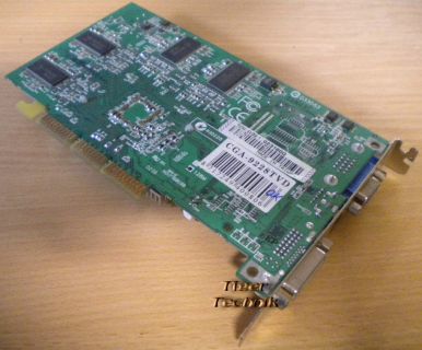ATI RV25A Grafikkarte Radeon 9000 PRO 128MB AGP VGA DVI PN: 7120000800* g143