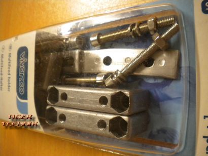 Vivanco Multifeed-Halter 2-fach für 2 LNBs mit 40mm Aufnahme *so254