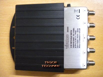 Vivanco STS DSW4 4 IN 1 Out DISEqC 1.0&2.0 Switch mit Wetterschutzgehäuse *so261