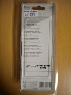 Vivanco SAT 3-fach Antennenverteiler F-Buchse - 5-2400MHz - 3x F-Buchse *so263