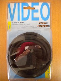 BigBalloon 21-pol SCART Kabel 3m Stecker - Stecker DVB-T Video TV DVD *so279