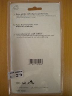 BigBalloon 21-pol SCART Kabel 3m Stecker - Stecker DVB-T Video TV DVD *so279