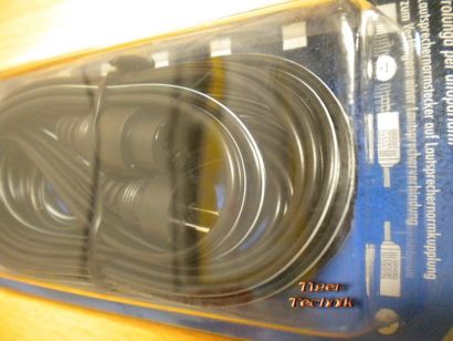 Schwaiger LSK 3025 Lautsprecherverlängerung 5m LS Stecker - LS Kupplung* so284